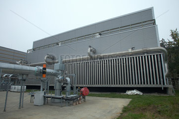 Unterhaching  Deutschland  Entnahmestelle des gefoerderten Thermalwassers am Geothermiekraftwerk Unterhaching