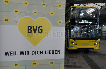 Berlin  Deutschland  Busbetriebshof Indira-Gandhi-Strasse  Berliner Verkehrsbetriebe (BVG)