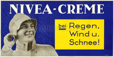 Nivea-Creme  original Werbeplakat  um 1929