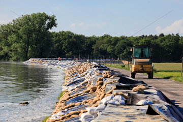 Baelow  Deutschland  Hochwasser an der Elbe