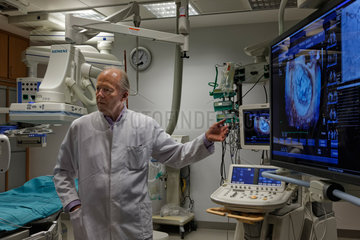 Berlin  Deutschland  Prof. Dr. Dietrich Andresen  Chefarzt des Vivantes Klinikum Am Urban  im Hybrid-OP