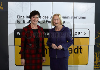 Berlin  Deutschland  Johanna Wanka  CDU  Bundesbildungsministerin  und Margret Mergen  CDU  Oberbuergermeisterin von Baden-Baden