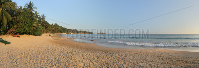 Mirissa  Sri Lanka  der Strand