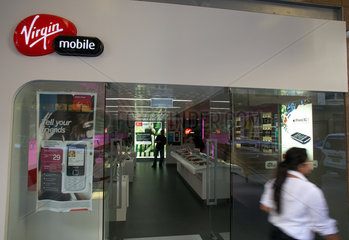 Sydney  Australien  Filiale des Telekommunikationsunternehmens Virgin Mobile