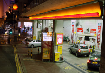 Hongkong  China  Shell-Tankstelle