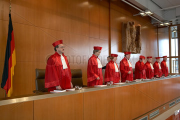 Karlsruhe  Deutschland  der Zweite Senat des Bundesverfassungsgerichts