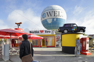 Berlin  Deutschland  Gelaende am Fesselballon Hi-Flyer in Berlin-Mitte