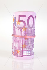 Berlin  Deutschland  ein Buendel 500-Euroscheine