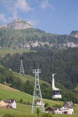 Appenzell  Schweiz  Seilbahn zum Hoher Kasten