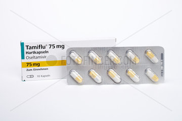 Berlin  Deutschland  das Medikament Tamiflu mit dem Wirkstoff Oseltamivir
