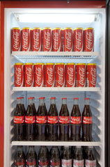 Koeln  Deutschland  Coca Cola auf der Messe Anuga