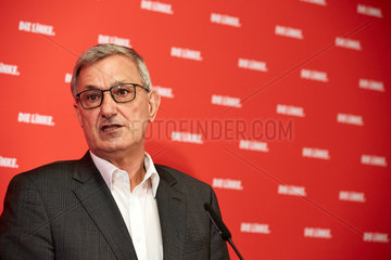 Berlin  Deutschland - Bernd Riexinger  Parteivorsitzender Die Linke.