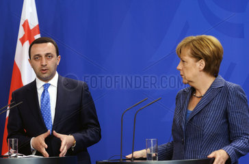Garibaschwili + Merkel