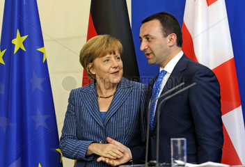Merkel + Garibaschwili