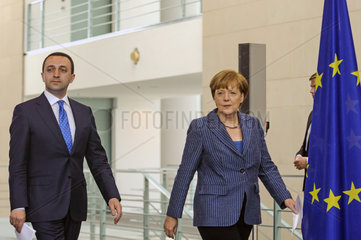 Garibaschwili + Merkel