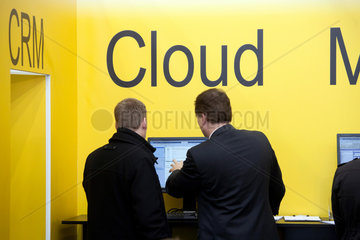 Hannover  Deutschland  Cloud Computing auf der CeBIT
