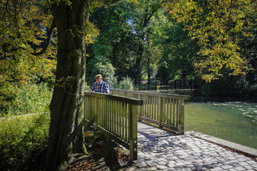 Schlosspark Borbeck  Essen  Ruhrgebiet  Deutschland