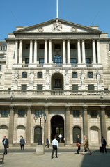 London  Grossbritannien  Bank of England  die zentrale Bank von Grossbritannien