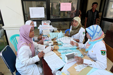 Pariaman  Indonesien  Krankenschwestern im General Hospital Pariaman