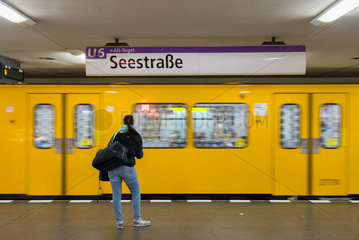 Berlin  Deutschland  der U-Bahn-Bahnhof Seestr. in Berlin-Wedding