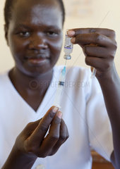 Lodwar  Kenia  Impfkampagne in der von World Vision betreuten Gesundheitsstation