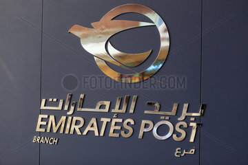 Dubai  Vereinigte Arabische Emirate  Logo der Emirates Post