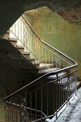 Beelitz  Deutschland  ein Treppenhaus in einem Gebaeude der ehemaligen Beelitz-Heilstaetten