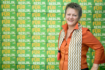 Berlin  Deutschland  Renate Kuenast  Vorsitzende der Bundestagsfraktion Buendnis 90 / Die Gruenen