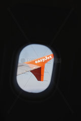 easy Jet Flugzeugsfenster