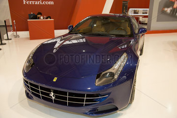 Posen  Polen  der Ferrari FF auf der Motor Show 2013