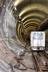 Berlin  Deutschland  U5-Tunnelbaustelle