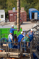 Landau  Deutschland  Baustelle des Geothermieprojekts Landau