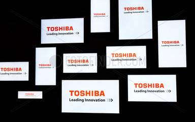 Berlin  Deutschland  Messestand von Toshiba auf der IFA 2014