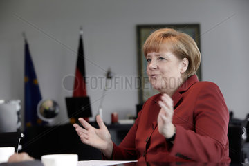 Berlin  Deutschland  Bundeskanzlerin Angela Merkel