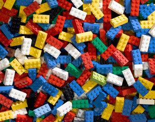 Berlin  Deutschland  bunte Legosteine