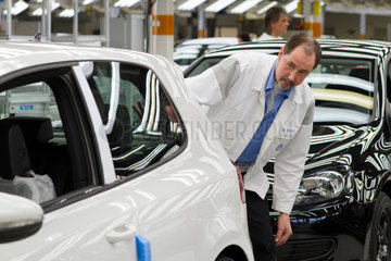 Wolfsburg  Deutschland  VW-Werk  Produktion des Golf 6 und des Tiguan  Endkontrolle