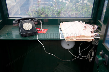 Funchal  Portugal  in einem Telefonhaus
