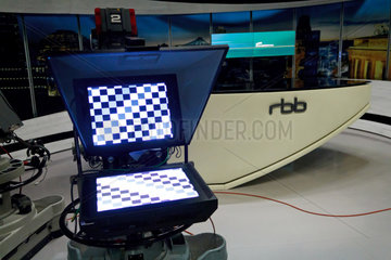 Berlin  Deutschland  Studiokamera im RBB-Fernsehstudio