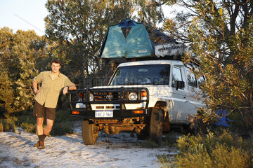 Lancelin  Australien  Buschcamping in Australien