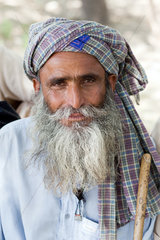Lujja Khan Jakrani  Pakistan  Portrait eines Dorfbewohners