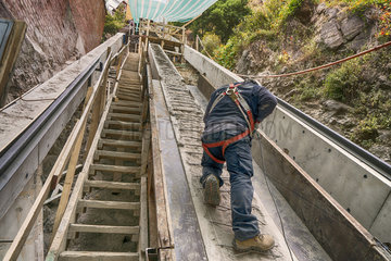 Restaurierung Aufzug Cordillera