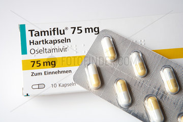 Berlin  Deutschland  das Medikament Tamiflu mit dem Wirkstoff Oseltamivir