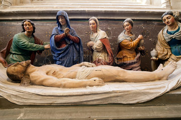 Quimper  Frankreich  die Grablege von Froc-Robert in der Cathedrale Saint Corentin