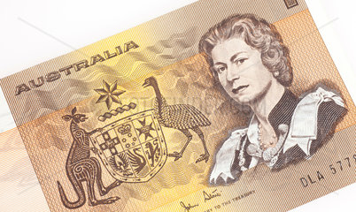 Berlin  Deutschland  australischer 1-Dollar-Schein