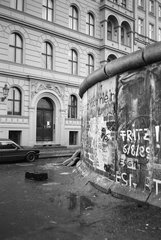 Berlin  Deutschland  Berliner Mauer an der Luckauer Strasse