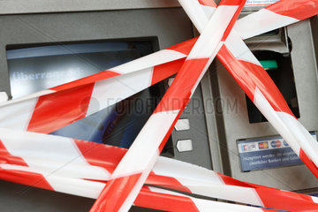 Berlin  Deutschland  Geldautomat ausser Betrieb