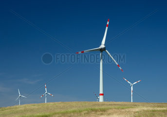Neuenfeld  Deutschland  der Windpark der Firma Enertrag