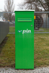 Berlin  Deutschland  Briefkasten der PIN Mail AG