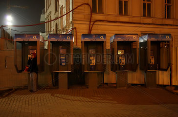 Liberec  Tschechische Republik  Telefonzellen von Telefonica O2 Czech Republic a.s