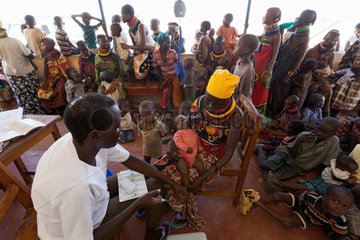 Lodwar  Kenia  Impfkampagne in der World Vision Gesundheitsstation